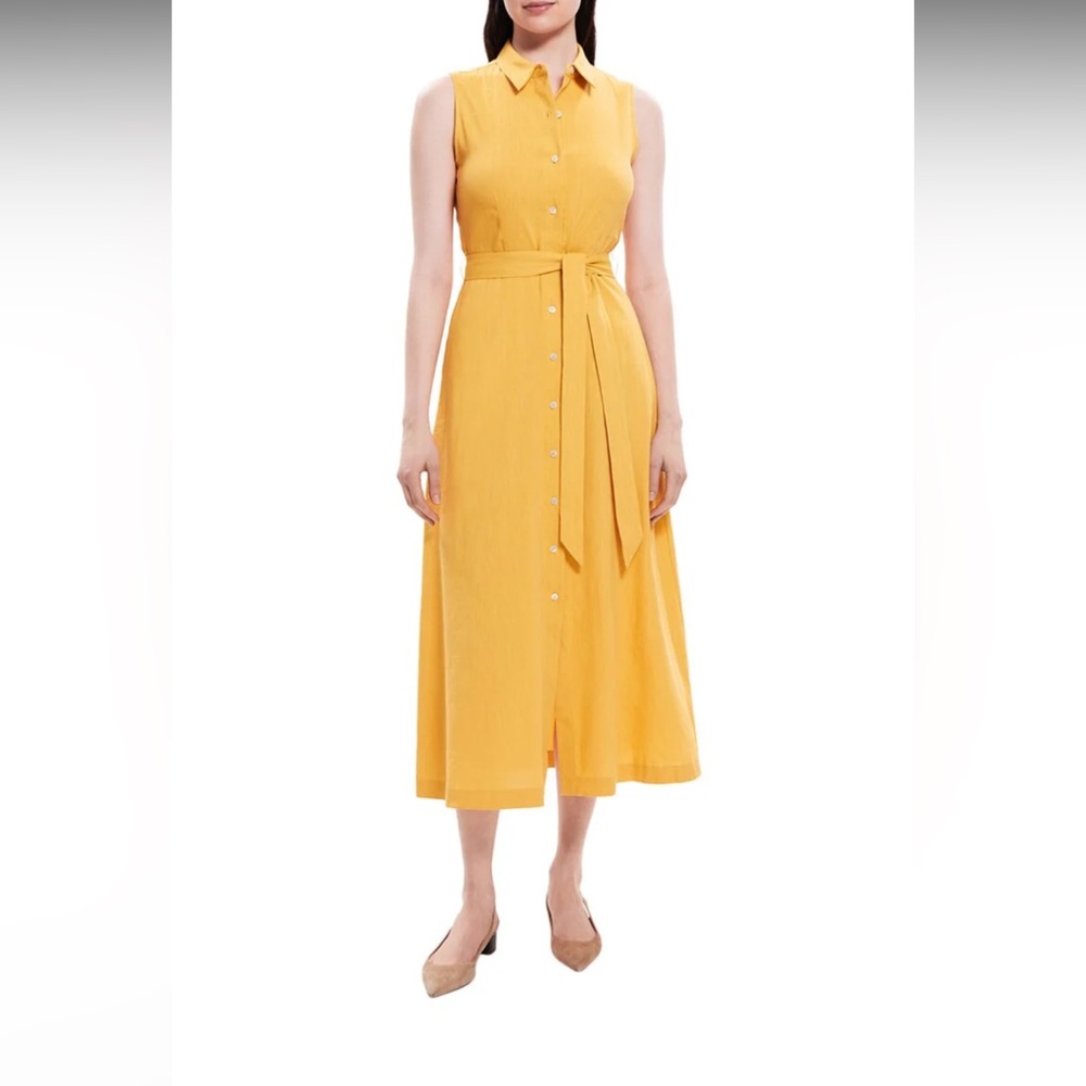 Theory Sleeveless Volume Shirt Dress